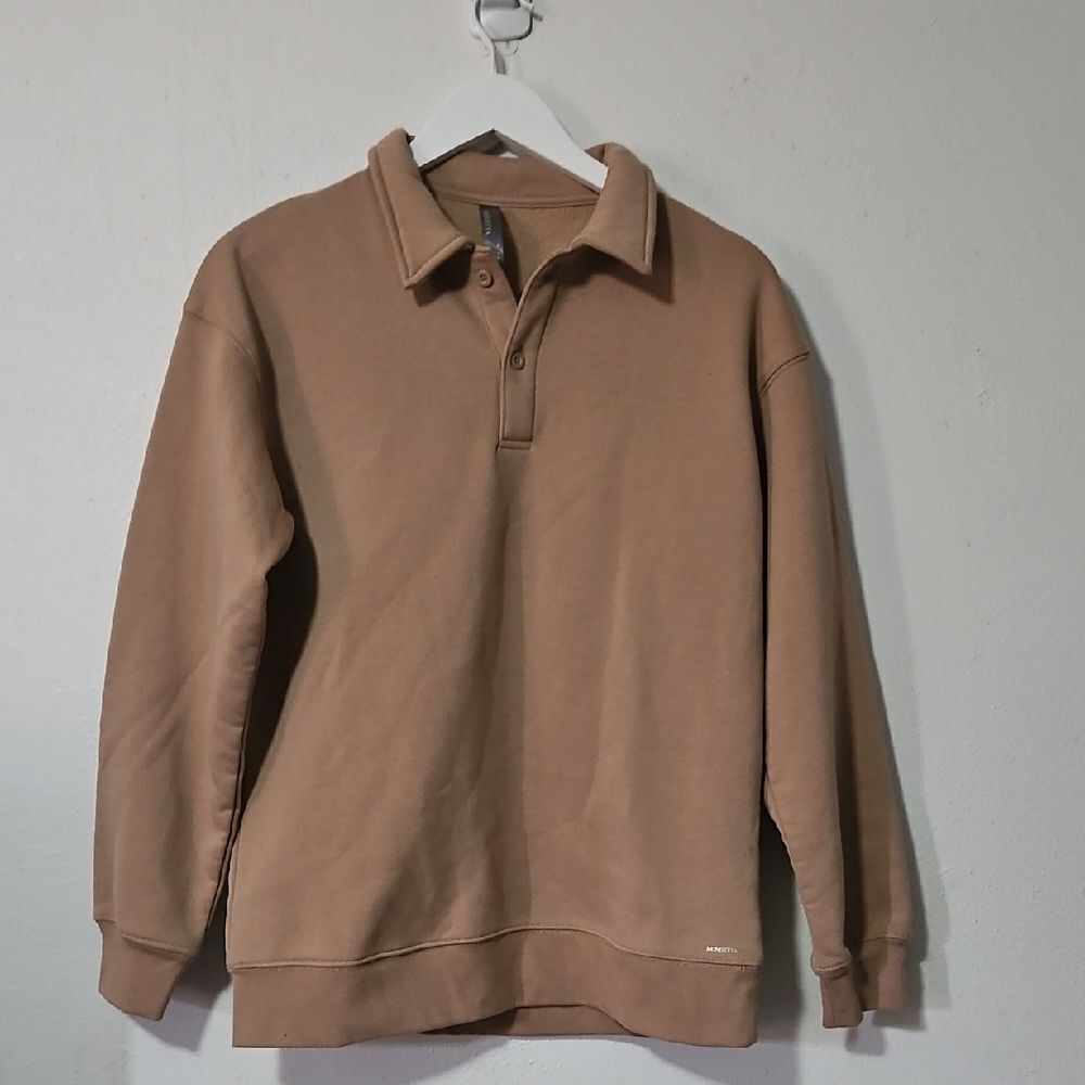 Mondetta Men's Brown Polo Sweatshirt